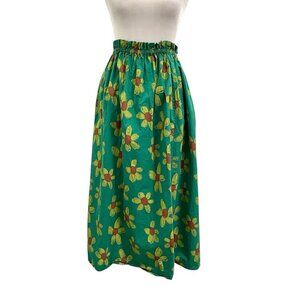 Animals Observatory Green Flowers Jellyfish Long Dress Girl's size 10Y